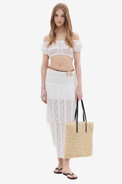 No Matter What Top in weiß, Produktansicht