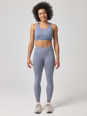 SNOCKS Skinny Sporthose 'Seamless' in Blau