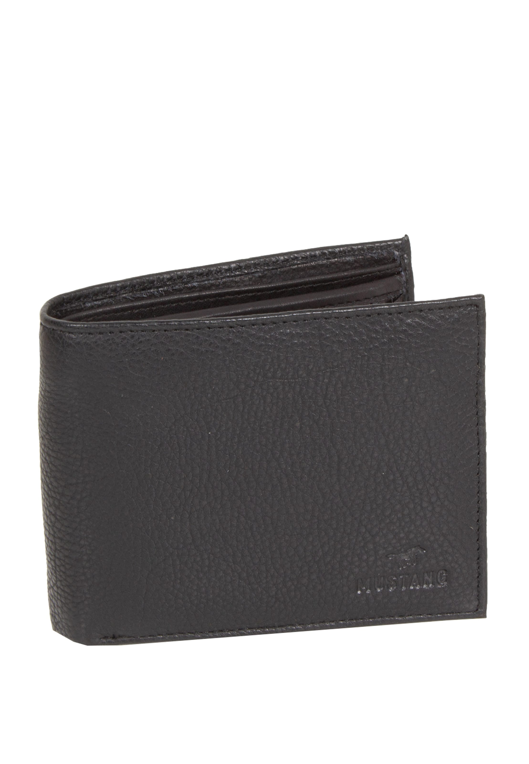 MUSTANG Wallet in Black: front
