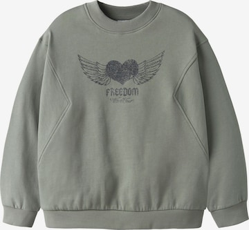 NAME IT - Sudadera en gris: frente