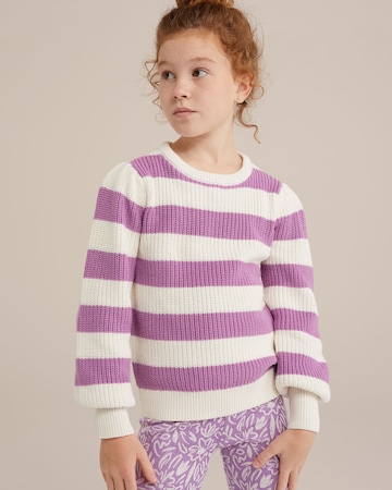 WE Fashion Pulóver - lila: elől