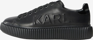 Karl Lagerfeld Matalavartiset tennarit värissä musta: etupuoli