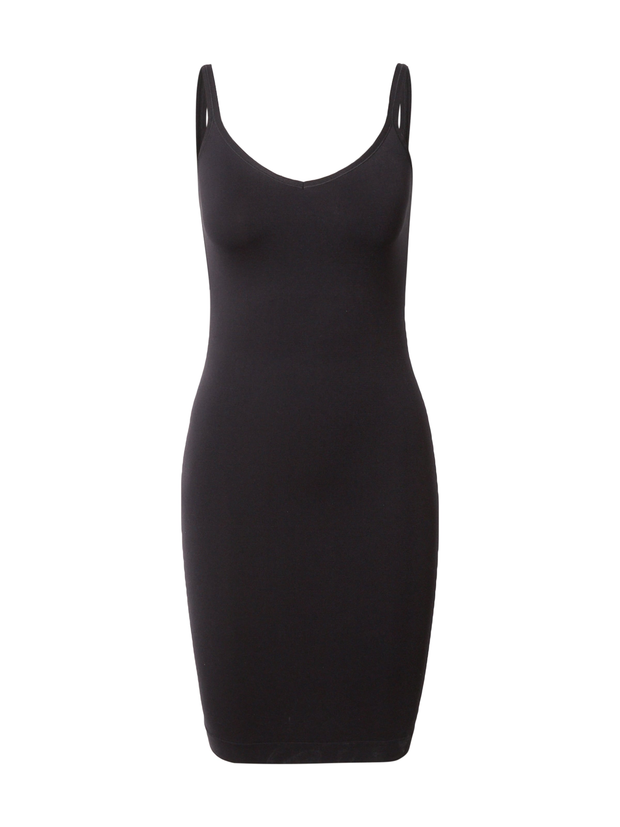 PIECES Korsetkjole i sort: forside