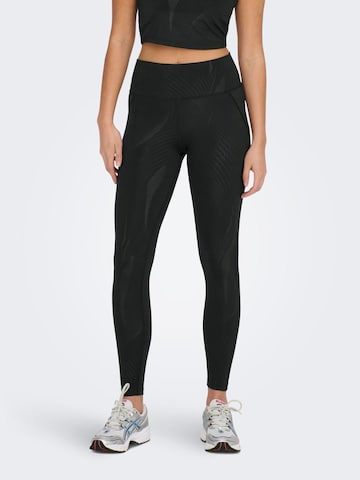 Regular Pantalon de sport ONLY PLAY en noir : devant