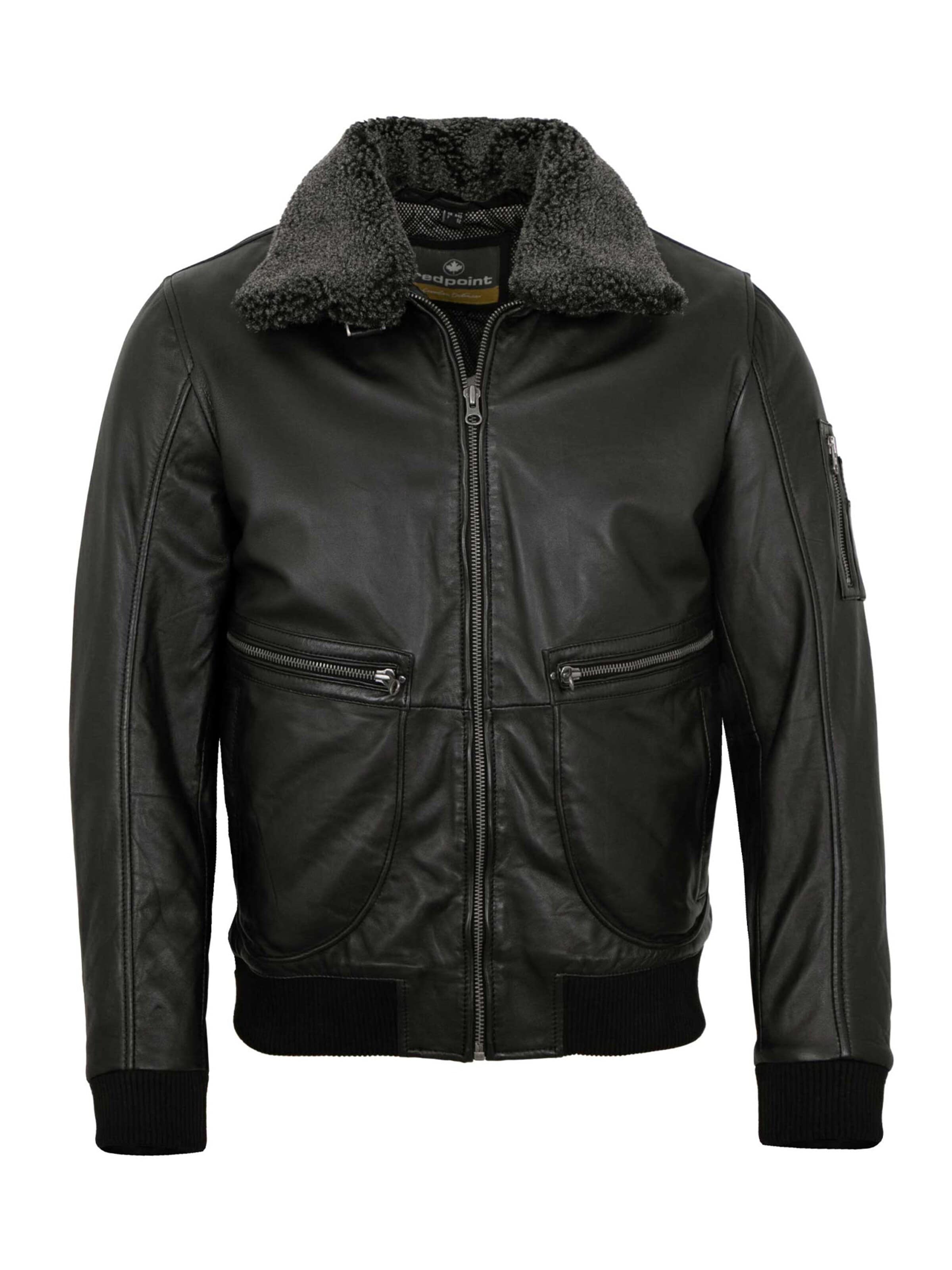 REDPOINT - Chaqueta de entretiempo 'Globe' en negro: frente