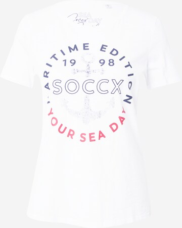 Soccx T-Shirt in Weiß: predná strana