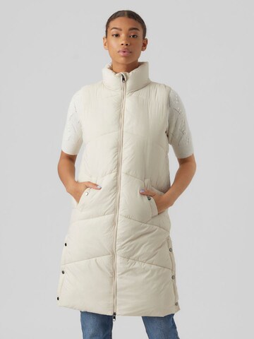 VERO MODA Vest in Beige: front