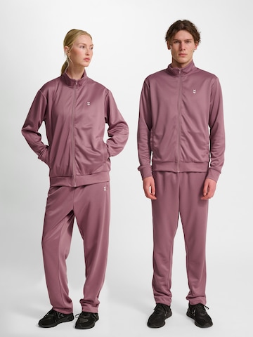 Hummel Trainingspak 'Pulse' in Lila: voorkant