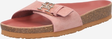 Mule 'MULE' TOMMY HILFIGER en rose : devant