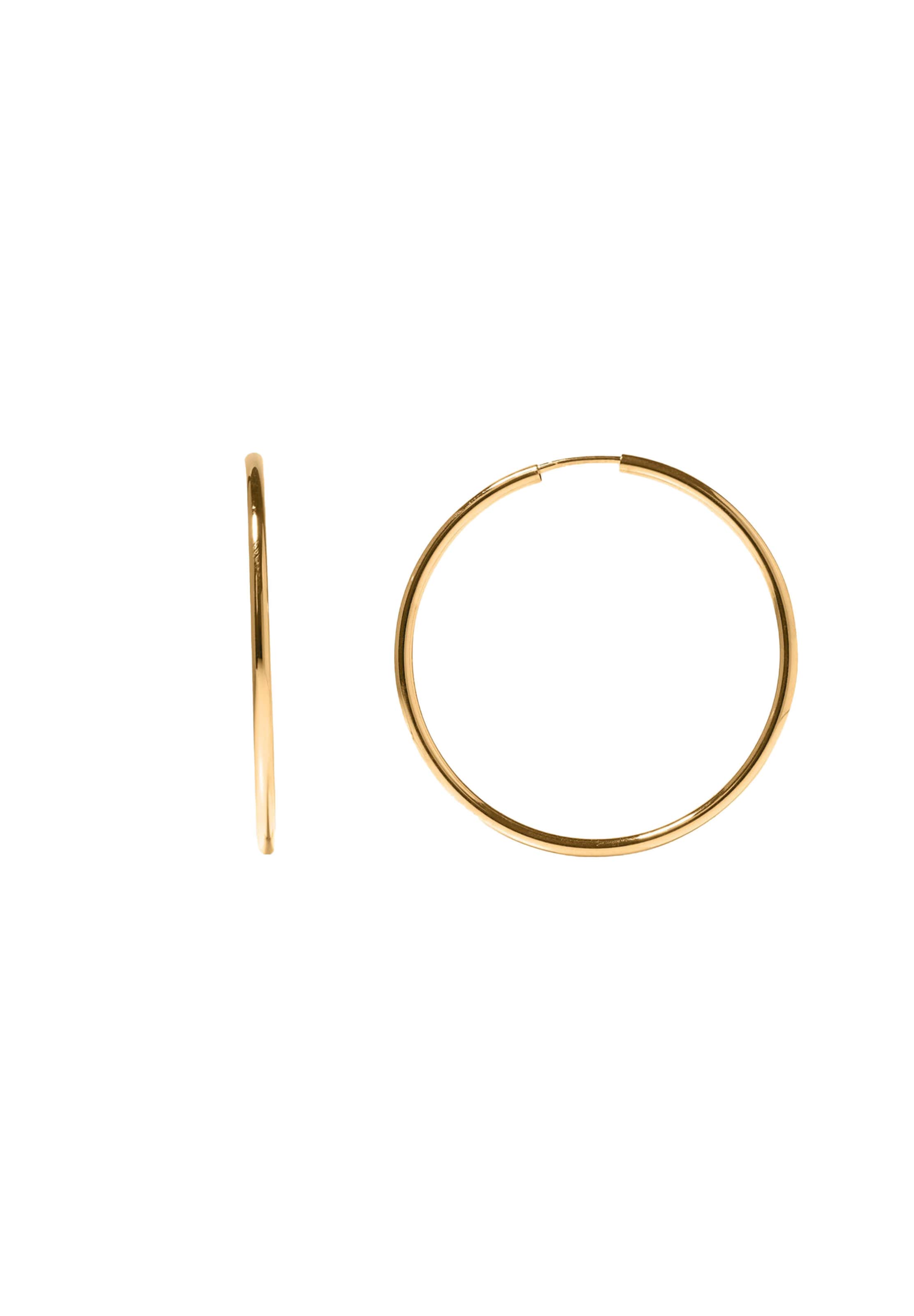 Stilnest Ohrringe in Gold: Vorderseite