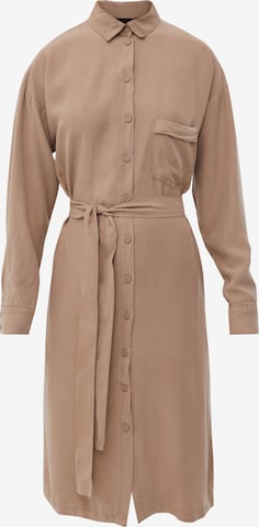 Finn Flare Dress in Beige: front