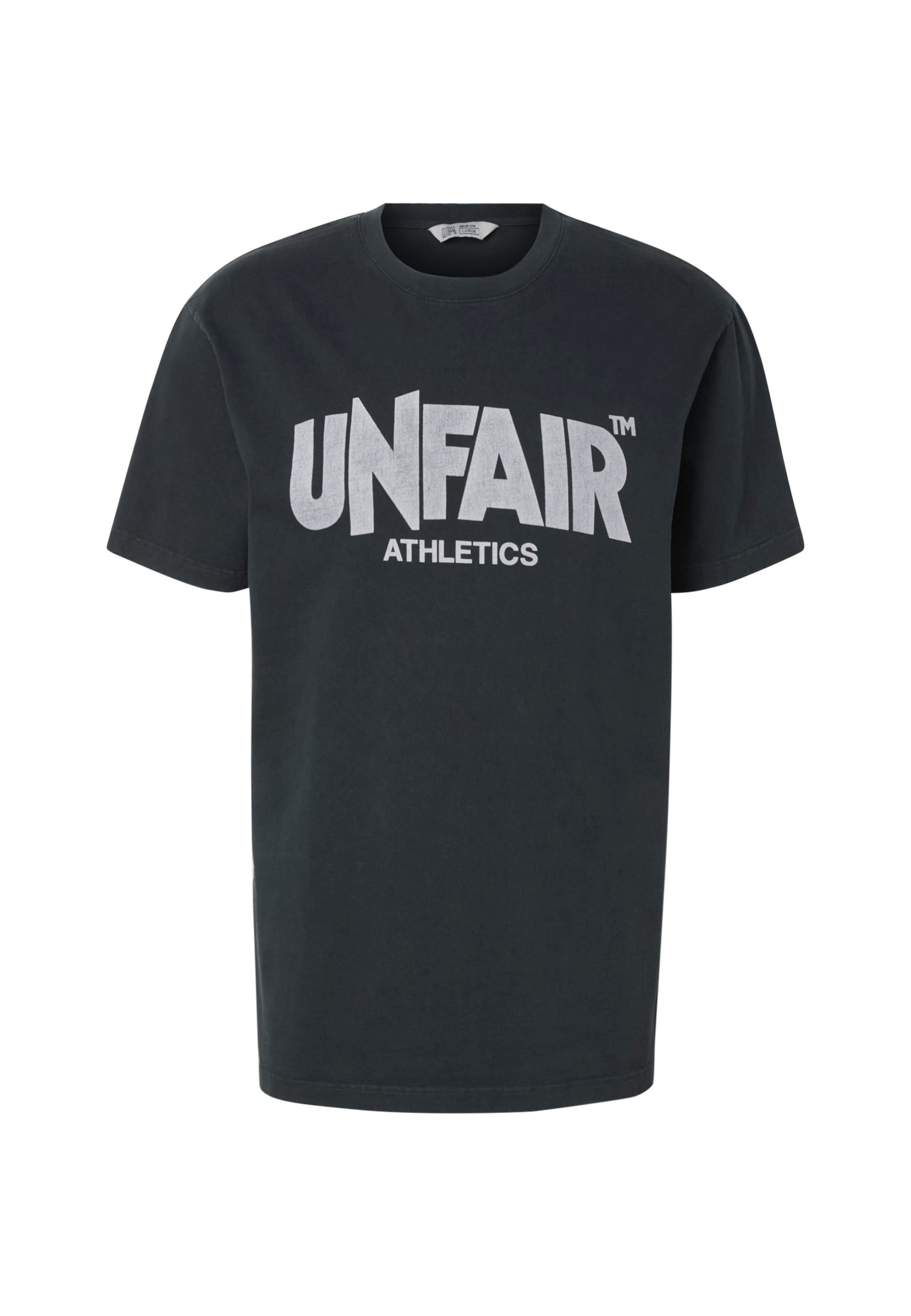 Unfair Athletics Shirt in Zwart: voorkant