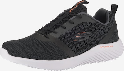 SKECHERS Sneaker 'Bounder' in graumeliert / dunkelorange / schwarz, Produktansicht