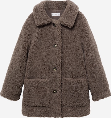 MANGO KIDS Pitkä takki värissä ruskea: etupuoli
