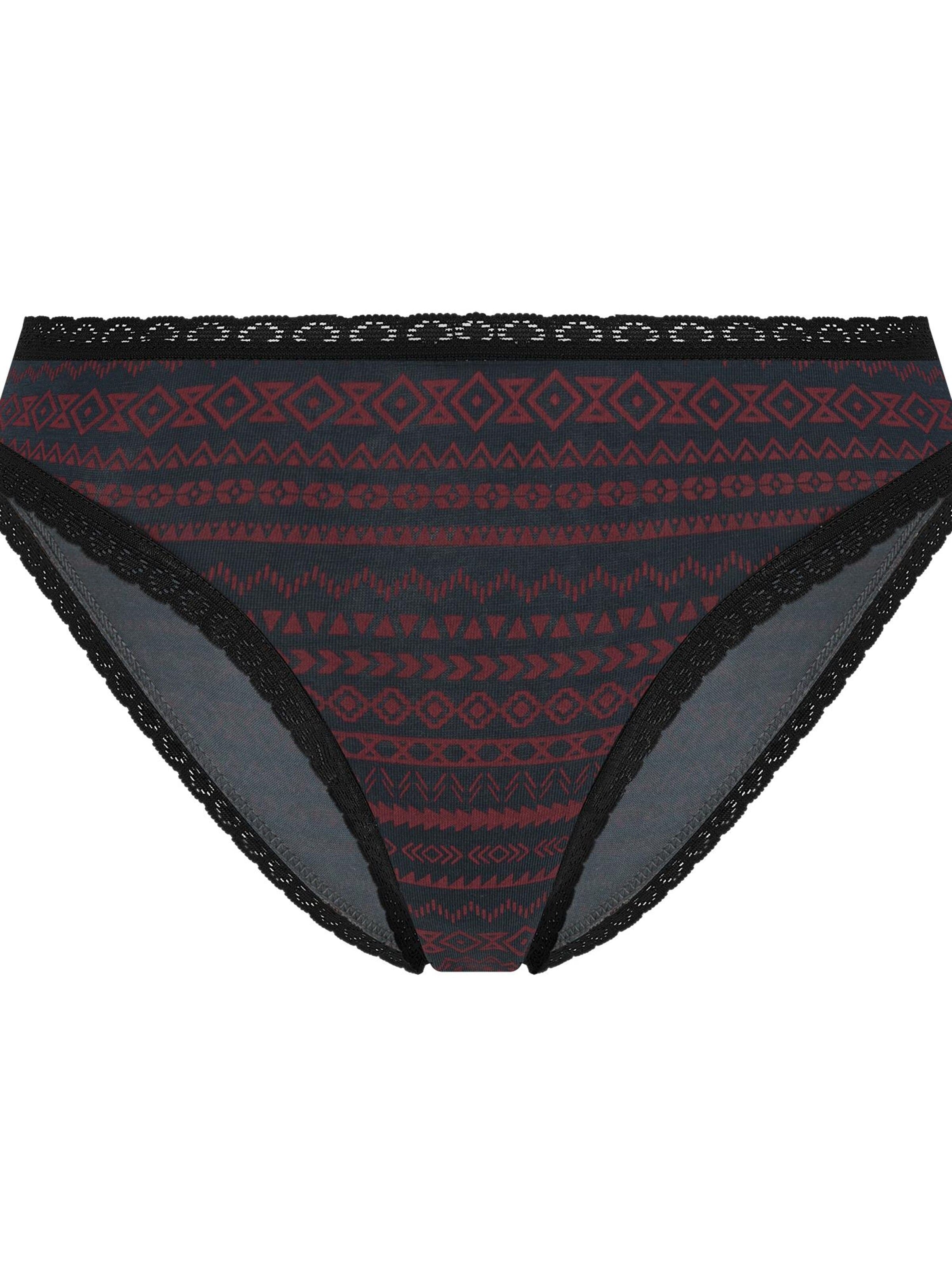 Albero Natur Slip 'Damen Bio Baumwoll Slip mit Spitze'‌‌‌‌‌‌‌‌‌‌ in Blau: Vorderseite