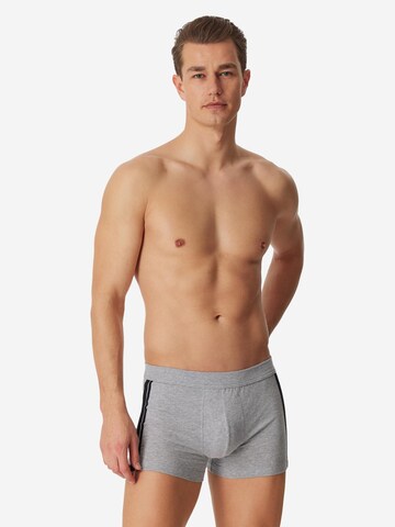 SCHIESSER Boxershorts '95/5 Stretch - Organic Cotton' in Grijs: voorkant