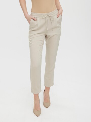 VERO MODA Tapered Trousers 'JESMILO' in Grey: front