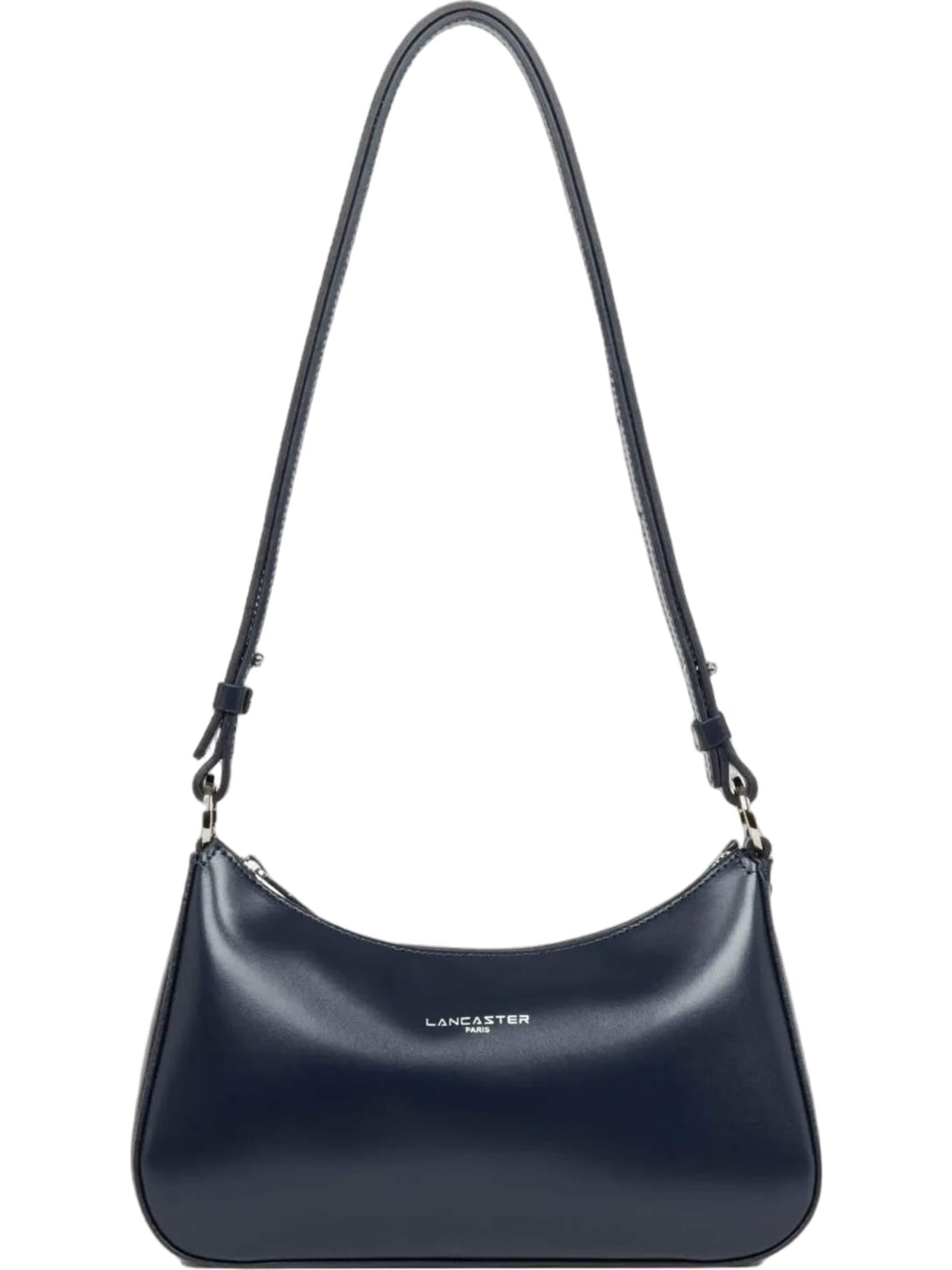 zils LANCASTER Paris Rokassomiņa 'Lancaster Sac trotteur Zippé Suave Ace Bleu Foncé': no priekšpuses