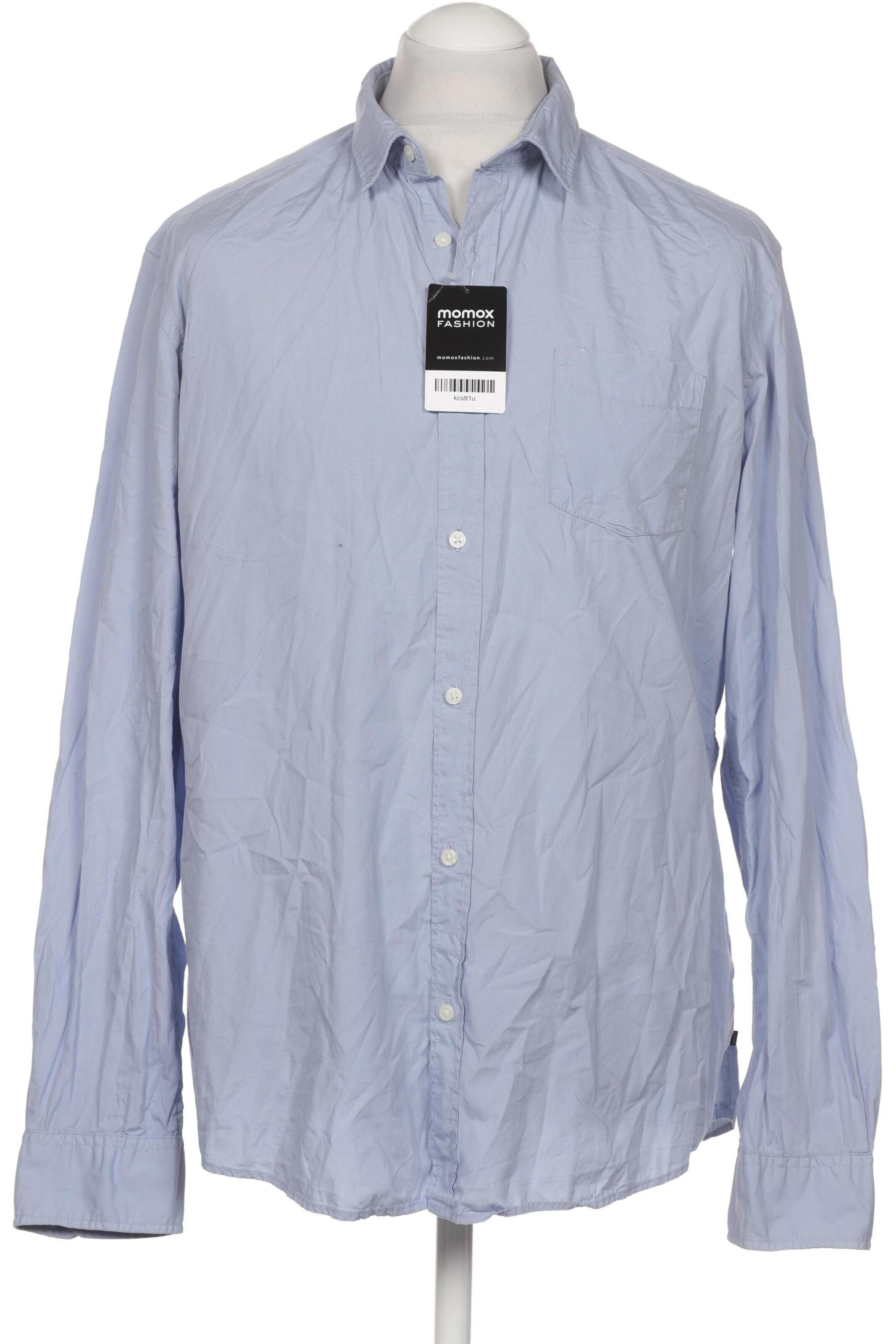 ESPRIT Button Up Shirt in XL in Blue: front
