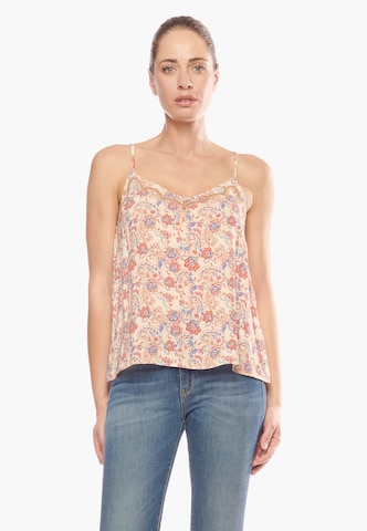 Le Temps Des Cerises Top in Orange: front