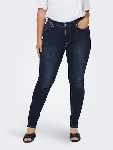 ONLY Carmakoma Slimfit Jeans 'Forever' i blå: forside