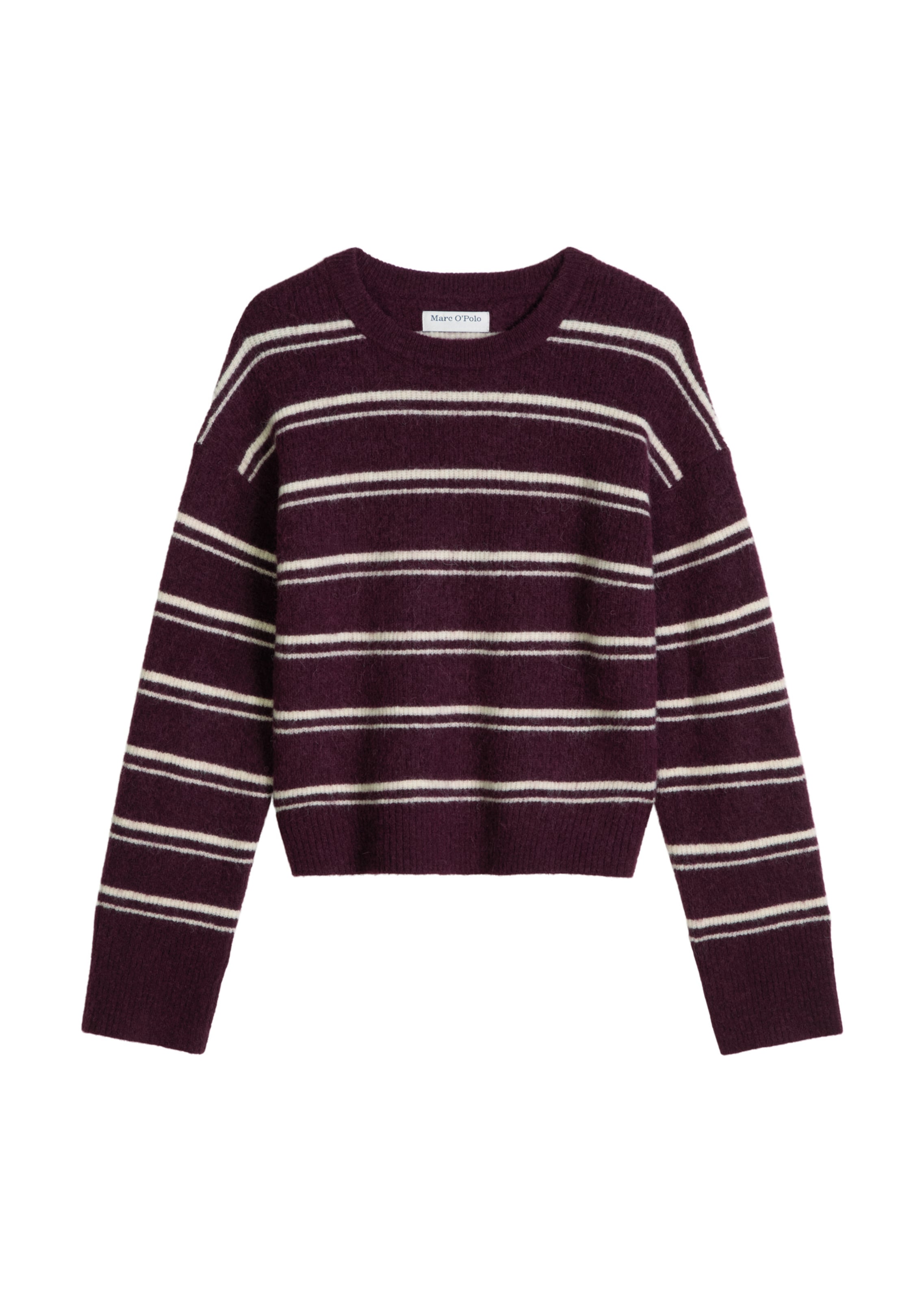 Marc O'Polo DENIM Pullover in XXS in schoko / weiß, Produktansicht
