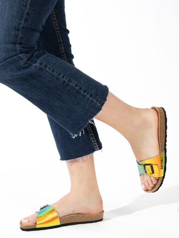 Bayton - Zapatos abiertos en naranja: frente