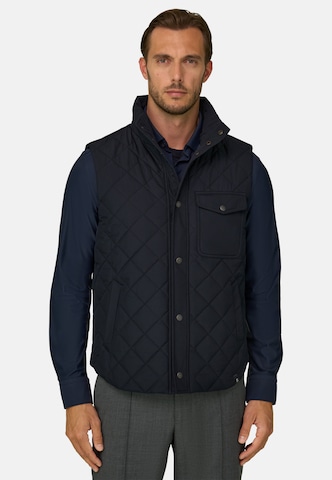 Gilet Boggi Milano en bleu : devant