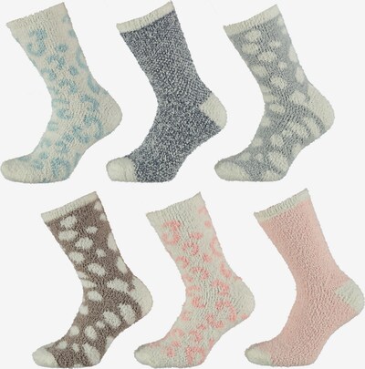 Apollo Socken in mischfarben / weiß, Produktansicht