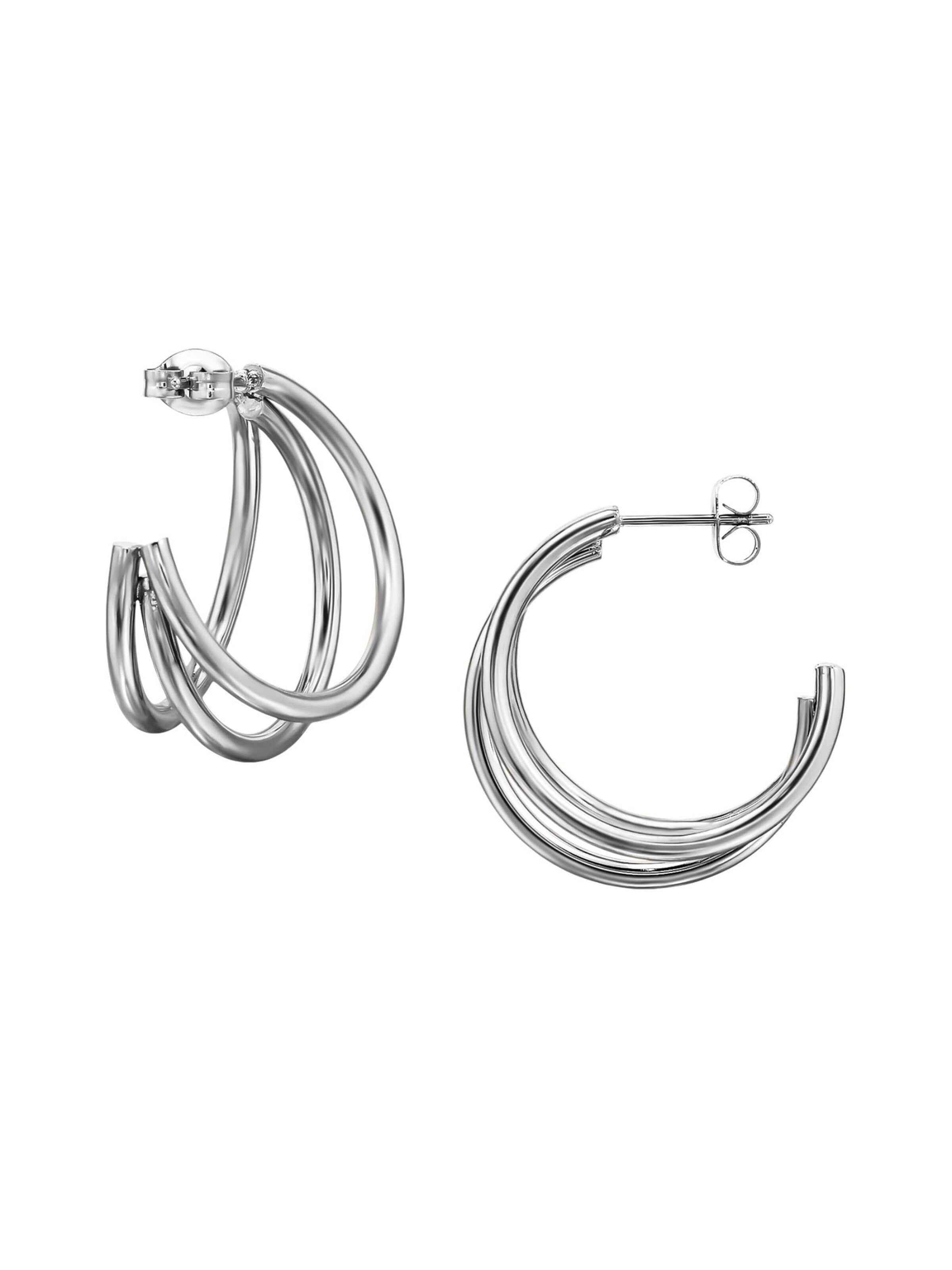 Maxte Earrings in Silver