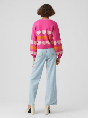 Vero Moda Collab Cardigan 'Kae' i pink