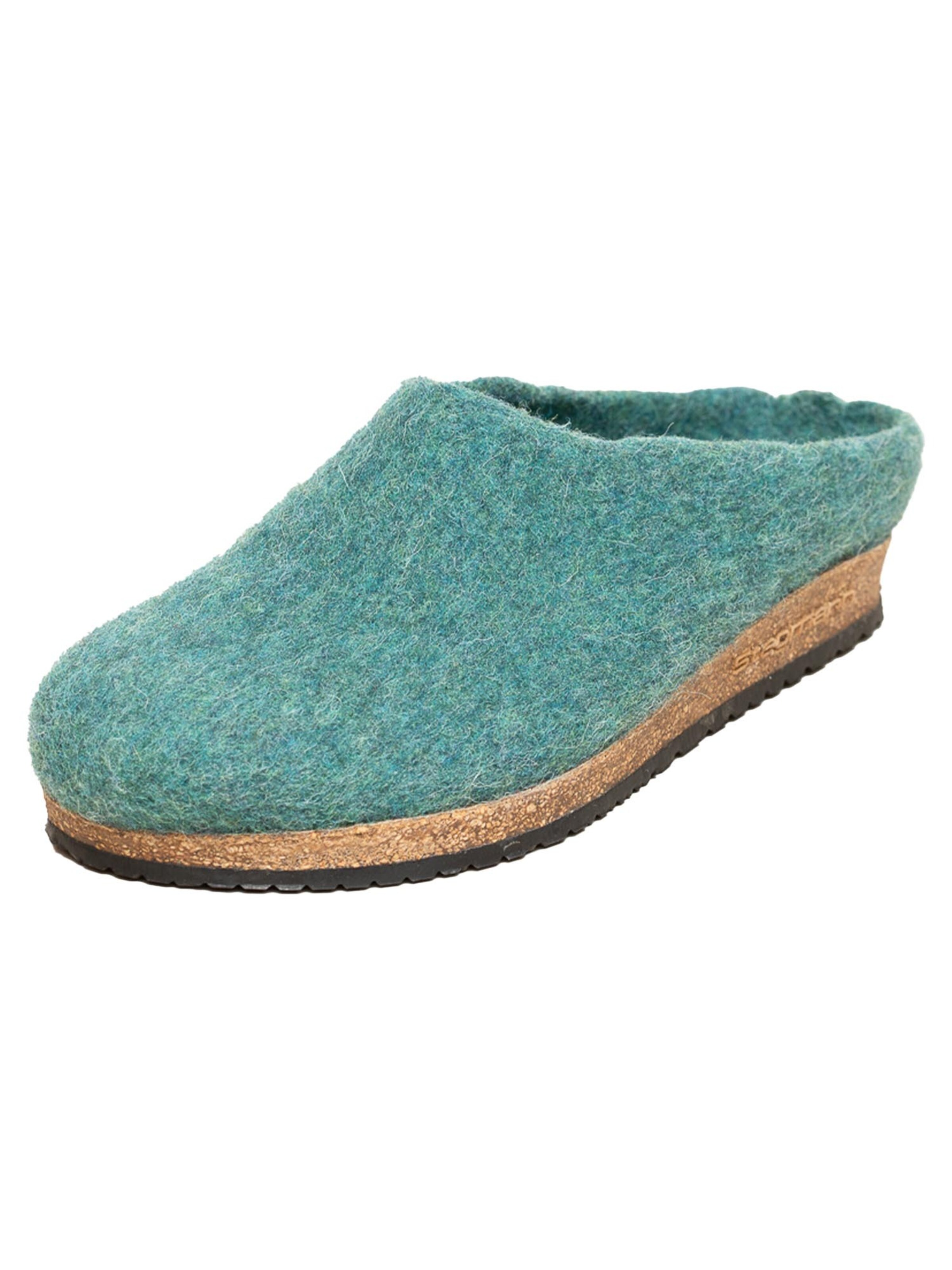 Stegmann Clogs 'RE Filz'‌‌‌‌‌‌‌‌ in Blau