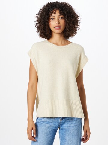 ESPRIT Sweter w kolorze biały: przód
