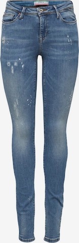 Only Petite Skinny Jeans 'Shape' in Blauw: voorkant