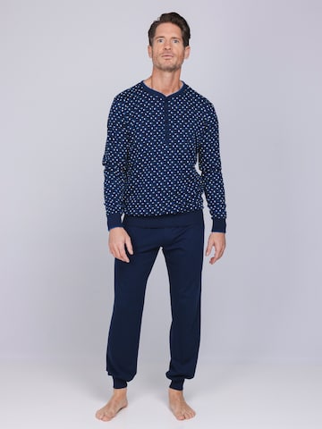 Pastunette Pyjama lang‌‌‌‌ in Blau: Vorderseite