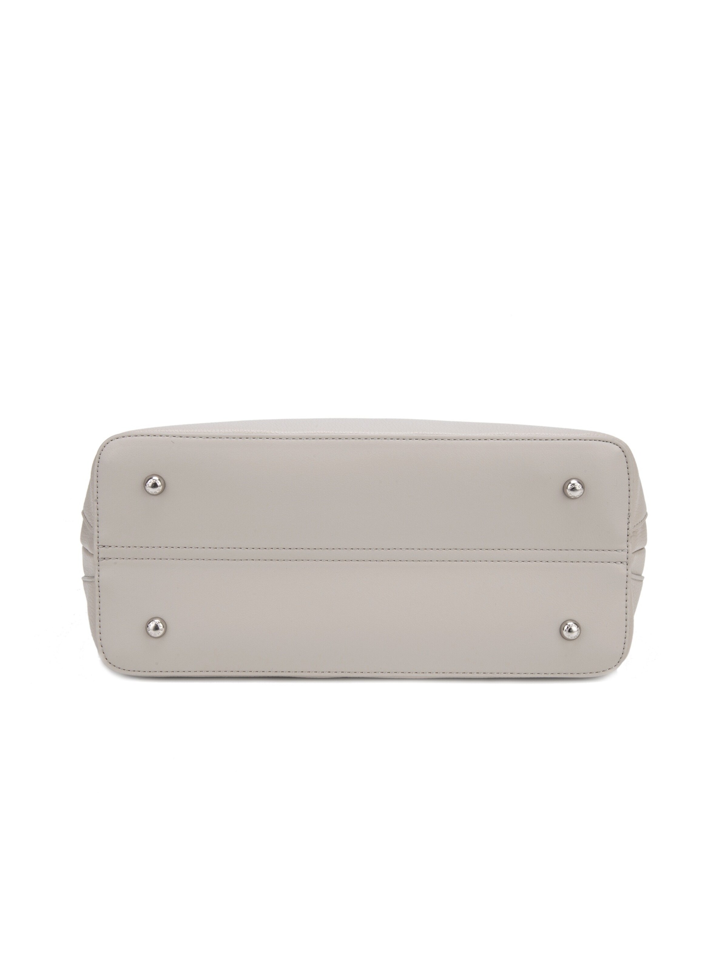 Borsa a spalla 'Borsa a spalla David Jones ecopelle martellata trapezio' di David Jones in grigio