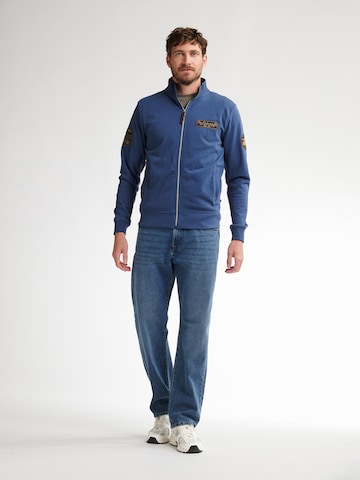 Petrol Industries Sweatjacke 'Kenosha' in Blau