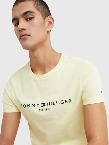 TOMMY HILFIGERRegular Fit Majica - žuta boja