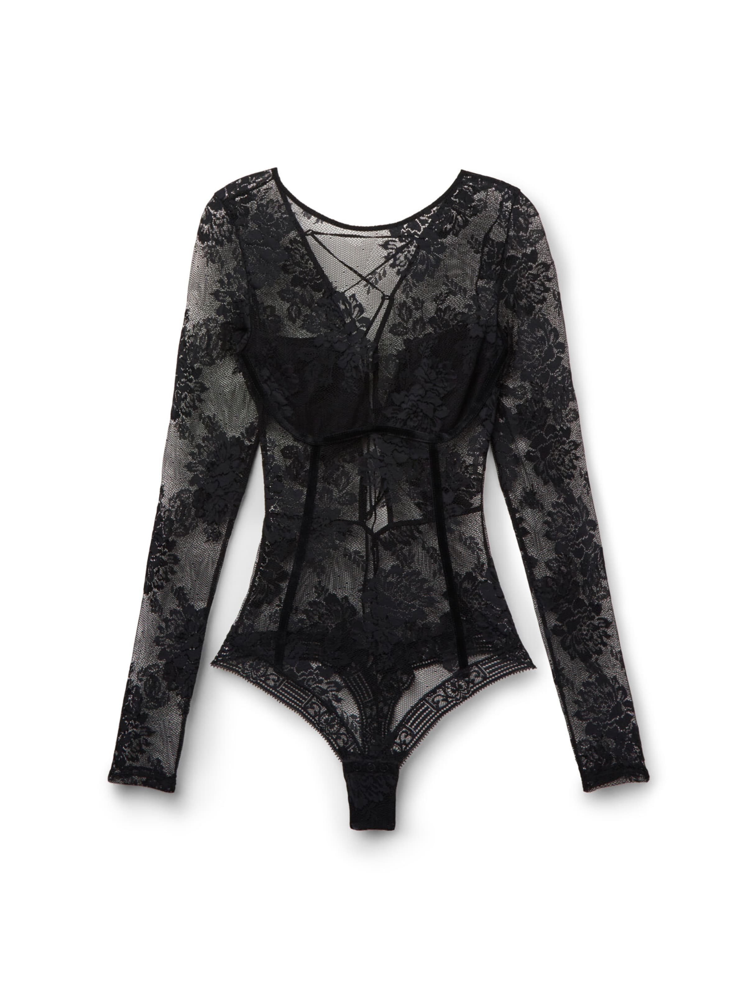 INTIMISSIMI Body 'LA FEMME FATALE' in Schwarz: Vorderseite