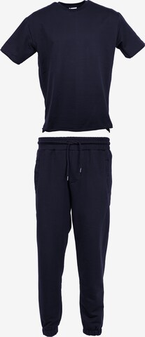 Tom Barron Tracksuit in Blue: front