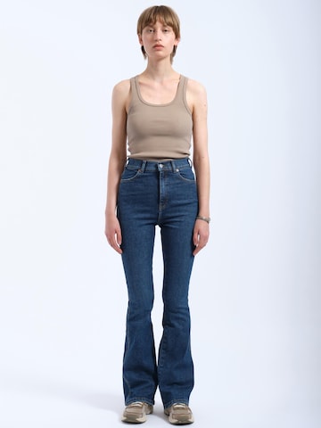 Dr. Denim Skinny Jeans 'Moxy High Flare' in Blauw