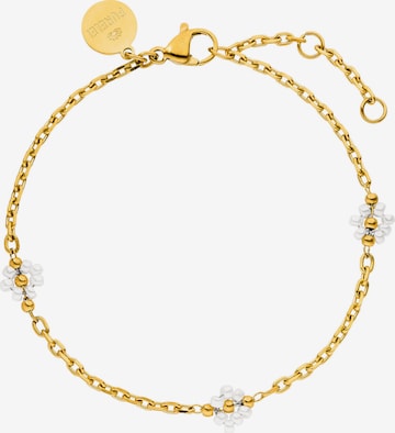 PURELEI Armband 'Linen Blossom' in Gold: Vorderseite
