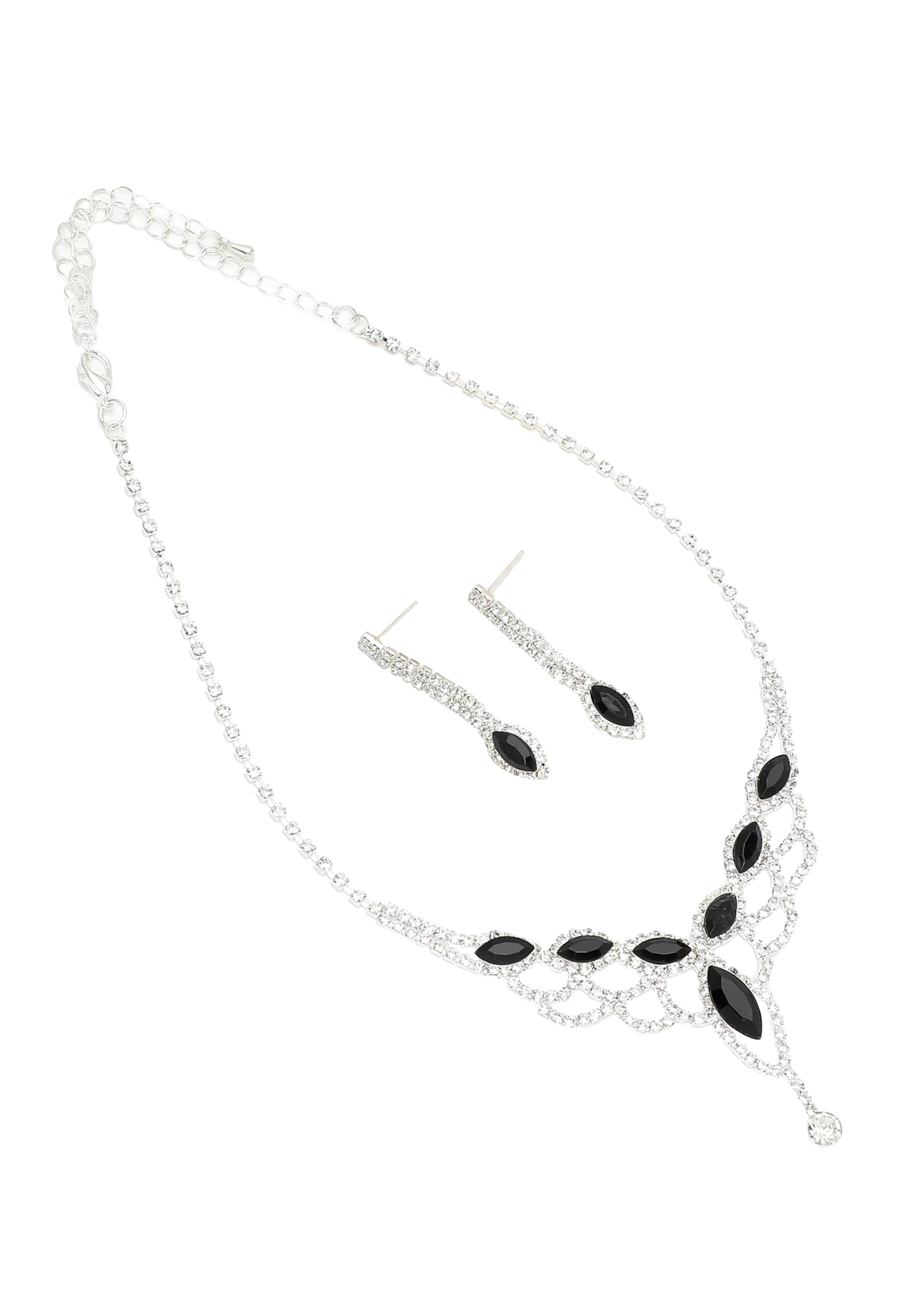 SOHI Sada šperkov ' Biddy ' - Čierna: predná strana