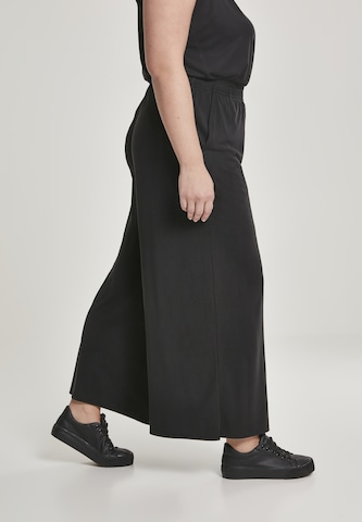 Urban Classics Wide leg Broek in Zwart