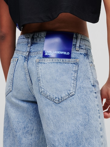 Largi Jeans de la Karl Lagerfeld pe albastru