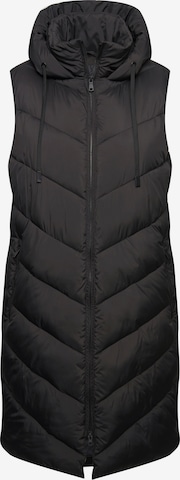 Gilet Ulla Popken en noir : devant