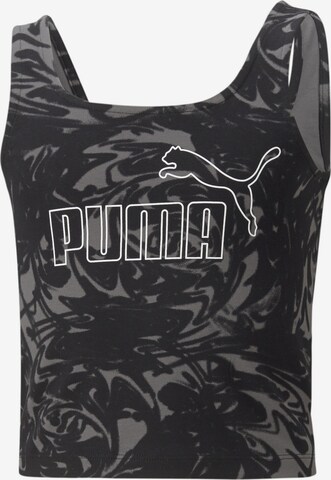 PUMA Sporttop in Schwarz: predná strana