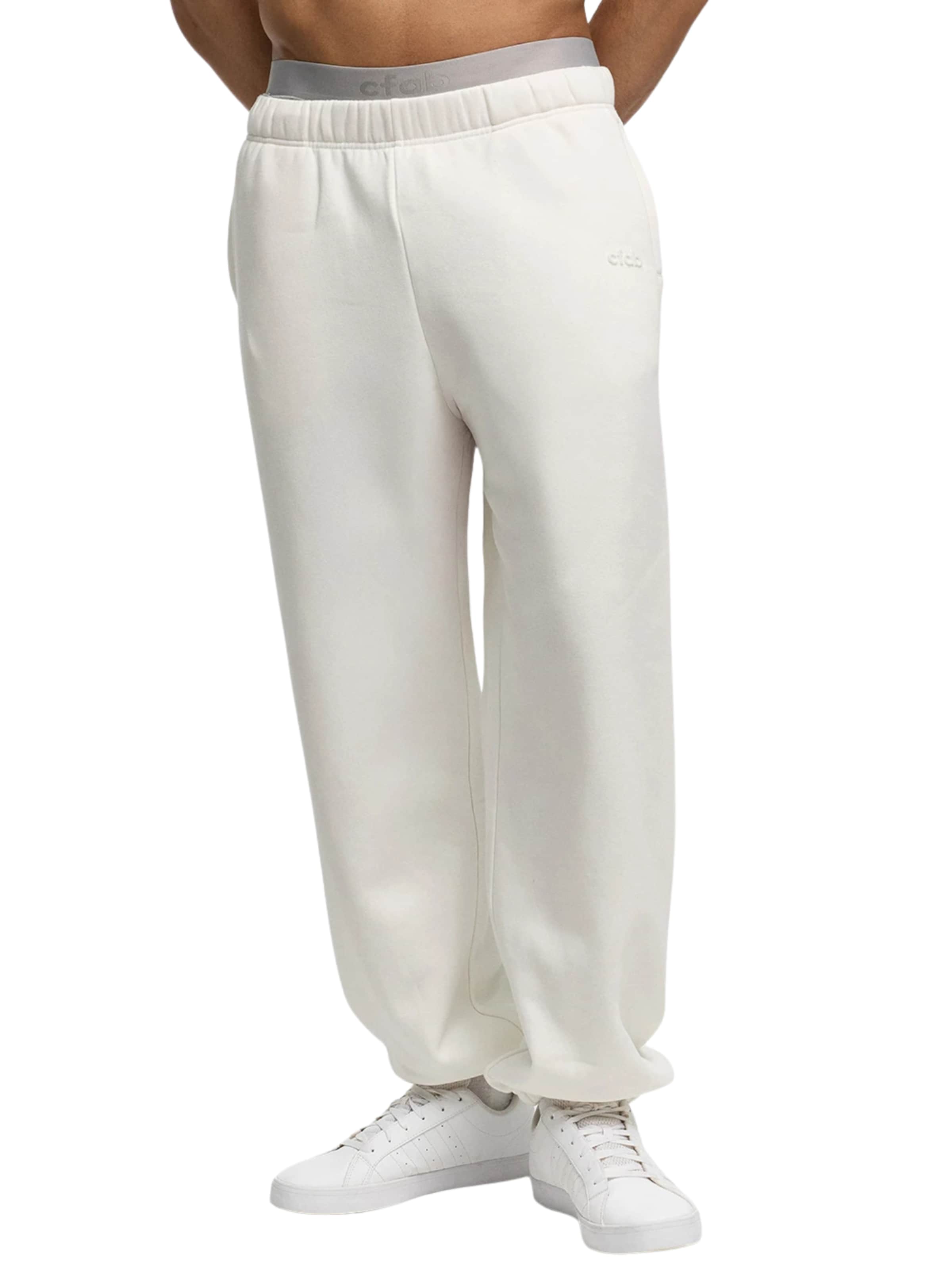 cfab (formerly creamy fabrics) Tapered Hose 'Carrot'‌‌‌‌‌‌‌‌‌‌ in Weiß