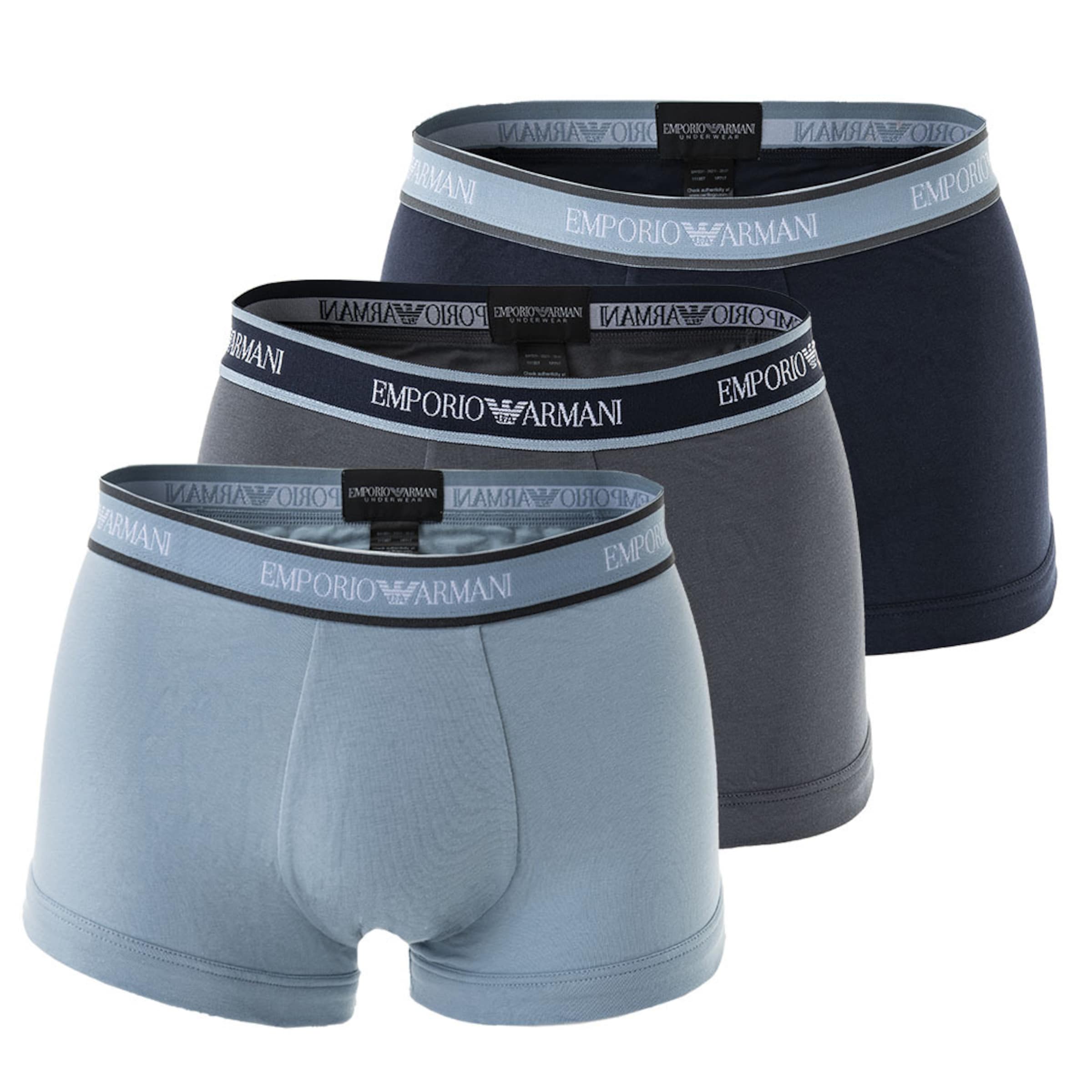 Emporio Armani Boxershorts in Blauw: voorkant