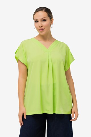 Ulla Popken Blouse in Green: front